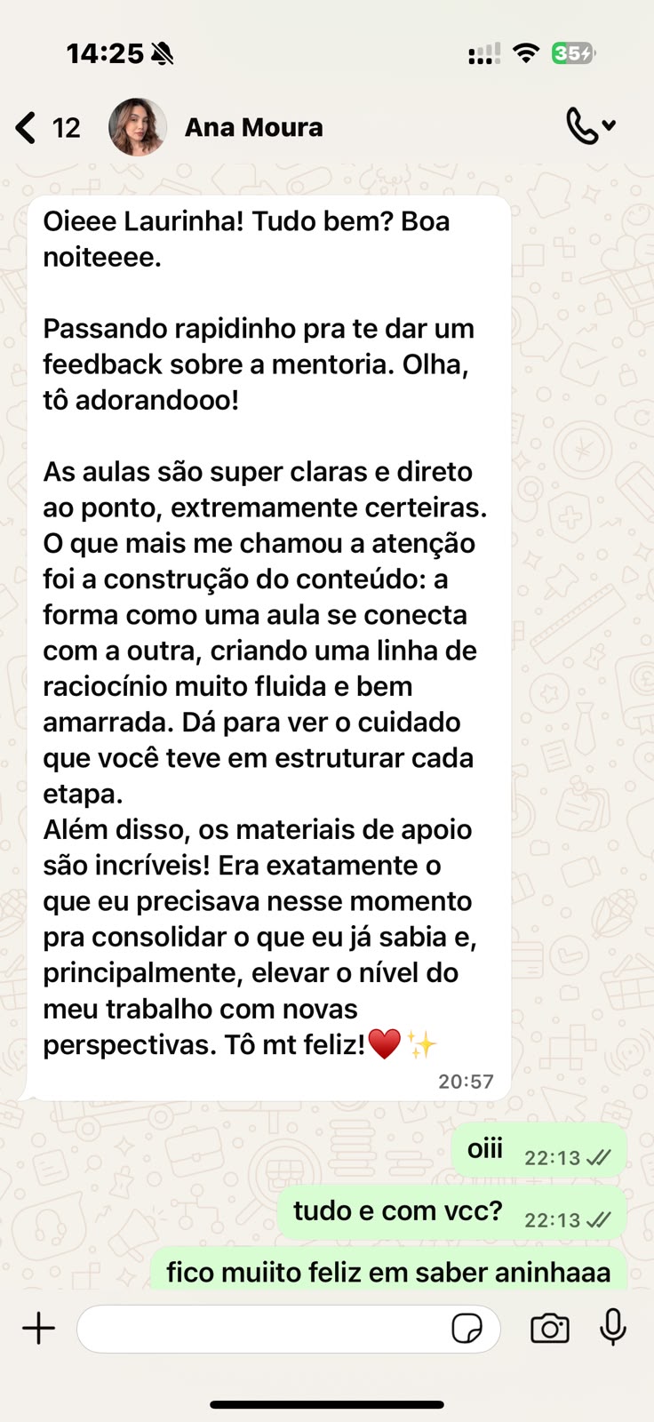 Depoimento Ana Moura