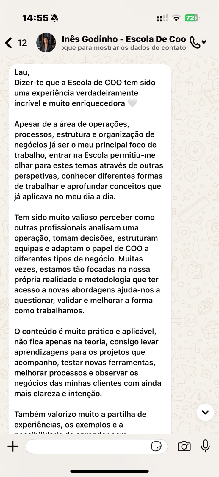 Depoimento Inês Godinho 1