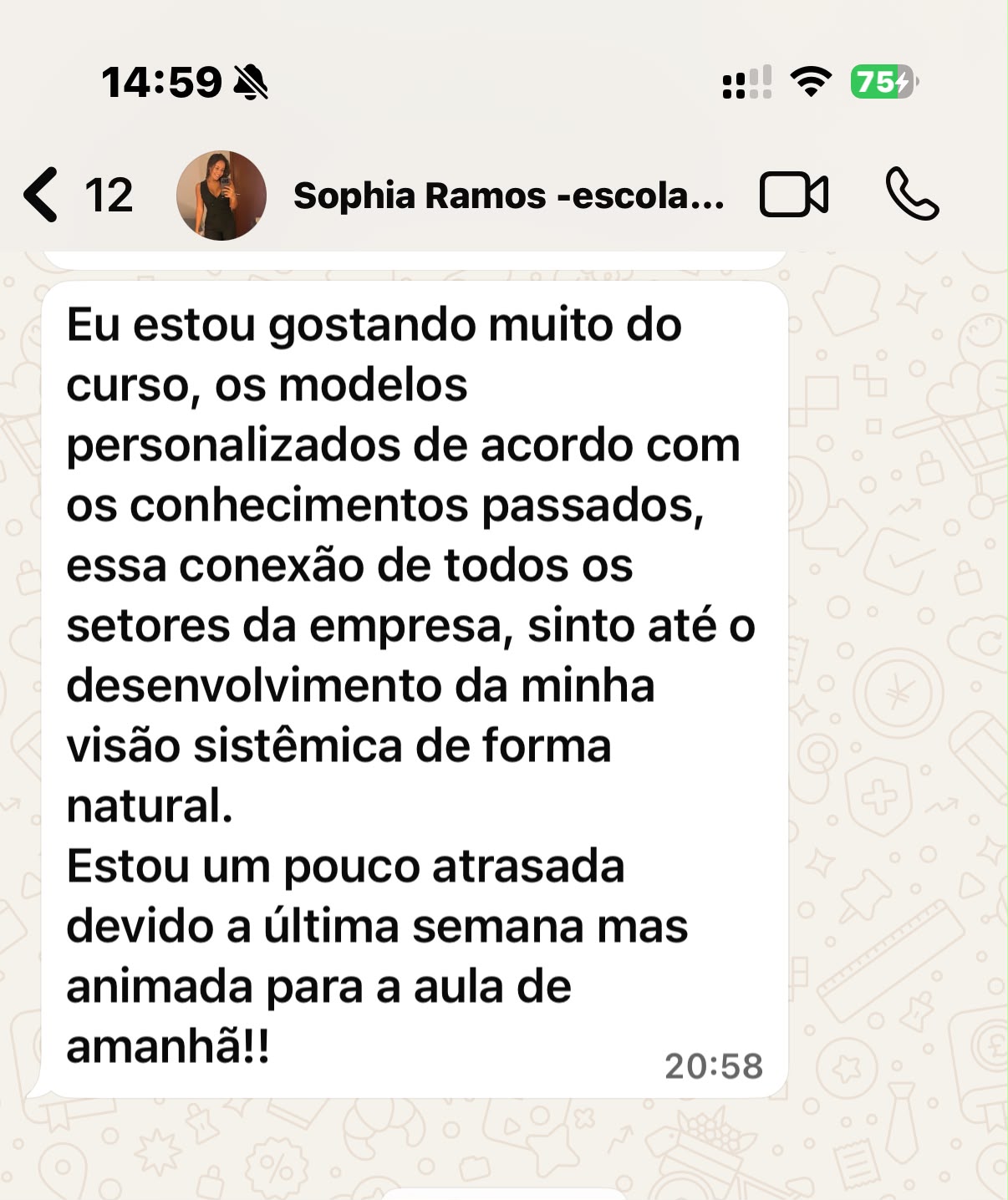 Depoimento Sophia Ramos